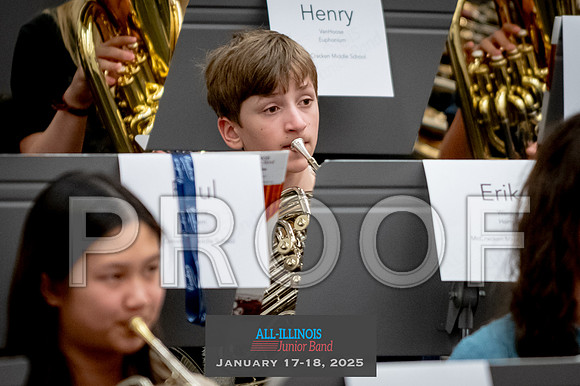 2025 All-Illinois Junior Band January 17-18, 2025
