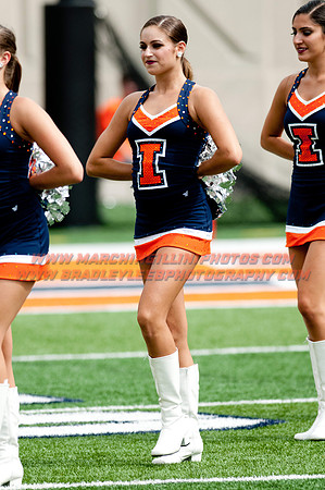 Youngstown State at Illinois, Saturday, August 30, 2014 - Marching Illini Photos