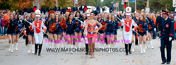 Michigan State Spartans at Illinois Fighting Illini, Saturday, October 26, 2013 - Marching Illini Photos