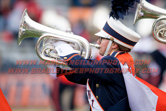 Wisconsin Badgers at Illinois Fighting Illini, Saturday, October 28, 2017 - Marching Illini Photos