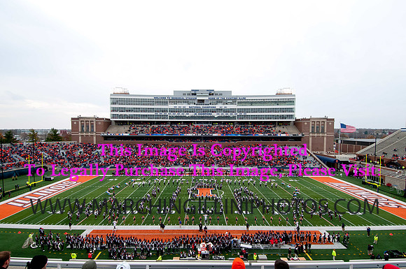 Ohio State Buckeyes at Illinois Fighting Illini, Saturday, November 16, 2013 - Marching Illini Photos