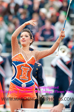 Michigan State Spartans at Illinois Fighting Illini, Saturday, October 26, 2013 - Marching Illini Photos