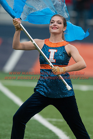 Nebraska at Illinois Oct. 3, 2015 - MI Flags 012