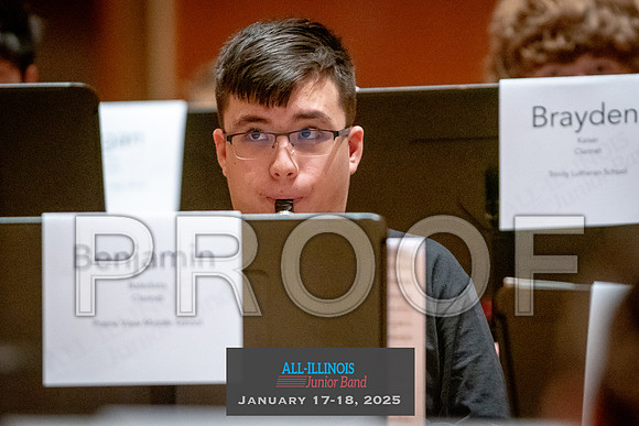 2025 All-Illinois Junior Band January 17-18, 2025