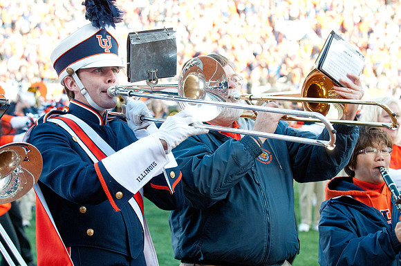 Michigan State Spartans at Illinois Fighting Illini, Saturday, October 26, 2013 - Marching Illini Photos