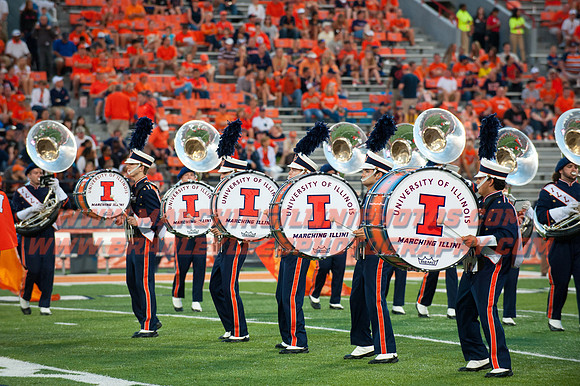 Texas State at Illinois, Saturday, September 20, 2014 - Marching Illini Photos