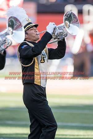 Purdue Boilermakers at Illinois Fighting Illini, Saturday, October 8, 2016 - Marching Illini Photos