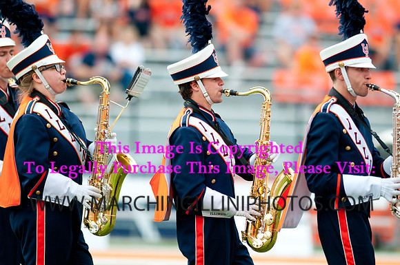 Texas State at Illinois, Saturday, September 20, 2014 - Marching Illini Photos