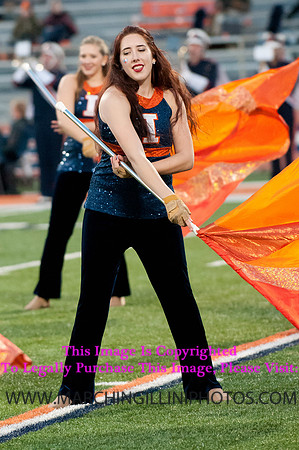 Northwestern Wildcats at Illinois Fighting Illini, Saturday, November 30, 2013 - Marching Illini Photos