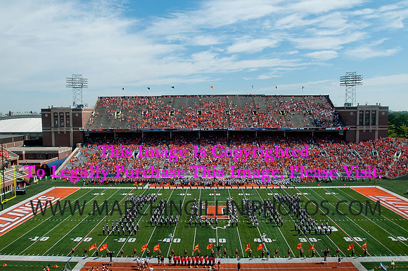 Cincinnati Bearcats at Illinois Fighting Illini, Saturday, September 7, 2013 - Marching Illini Photos