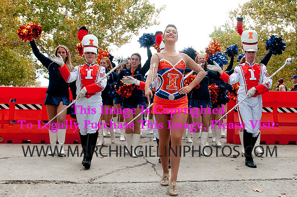Michigan State Spartans at Illinois Fighting Illini, Saturday, October 26, 2013 - Marching Illini Photos