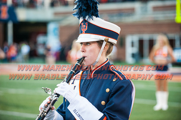 North Carolina at Illinois Fighting Illini, Saturday, September 10, 2016 - Marching Illini Photos