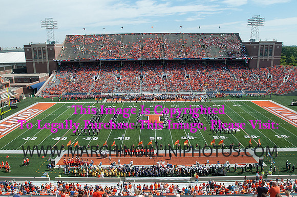 Cincinnati Bearcats at Illinois Fighting Illini, Saturday, September 7, 2013 - Marching Illini Photos