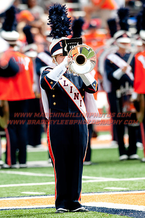 Youngstown State at Illinois, Saturday, August 30, 2014 - Marching Illini Photos