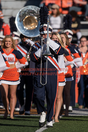 Purdue Boilermakers at Illinois Fighting Illini, Saturday, October 8, 2016 - Marching Illini Photos