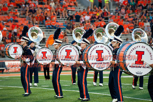 Texas State at Illinois, Saturday, September 20, 2014 - Marching Illini Photos