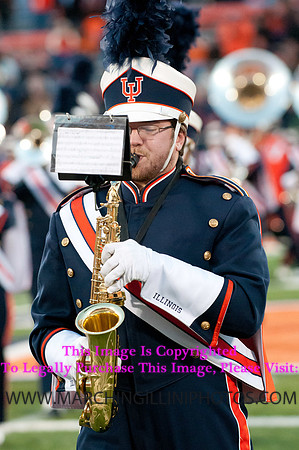 Northwestern Wildcats at Illinois Fighting Illini, Saturday, November 30, 2013 - Marching Illini Photos