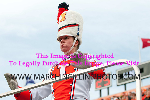 Michigan State Spartans at Illinois Fighting Illini, Saturday, October 26, 2013 - Marching Illini Photos