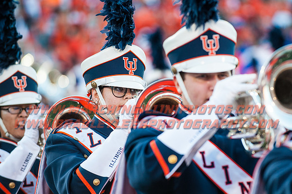 North Carolina at Illinois Fighting Illini, Saturday, September 10, 2016 - Marching Illini Photos