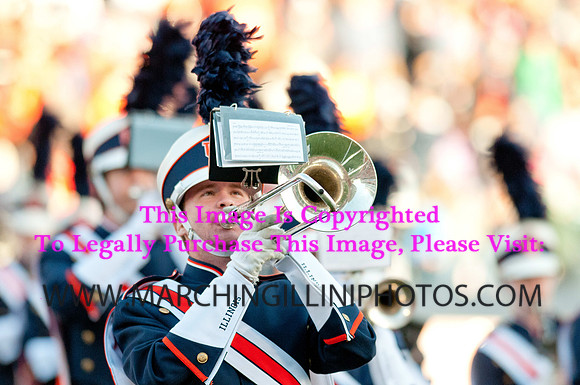 Michigan State Spartans at Illinois Fighting Illini, Saturday, October 26, 2013 - Marching Illini Photos