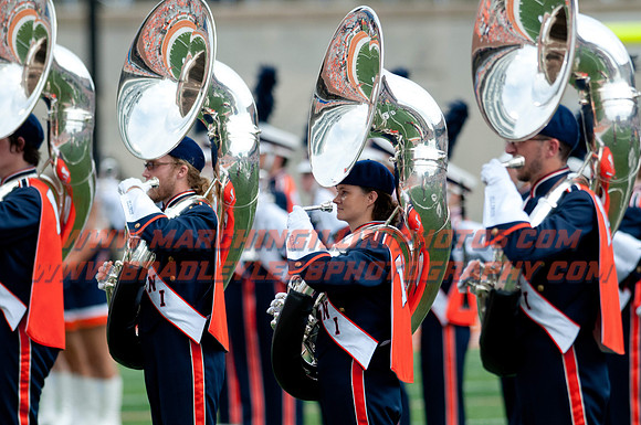 Youngstown State at Illinois, Saturday, August 30, 2014 - Marching Illini Photos