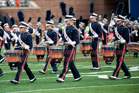 Youngstown State at Illinois, Saturday, August 30, 2014 - Marching Illini Photos