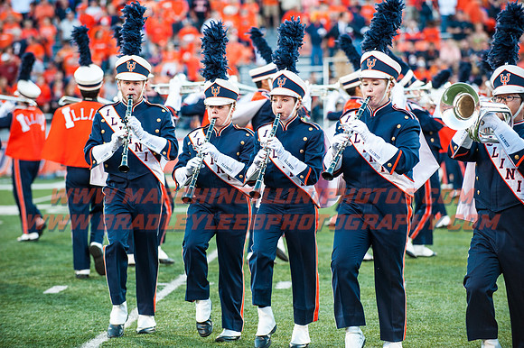 North Carolina at Illinois Fighting Illini, Saturday, September 10, 2016 - Marching Illini Photos