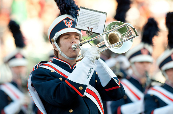 Michigan State Spartans at Illinois Fighting Illini, Saturday, October 26, 2013 - Marching Illini Photos