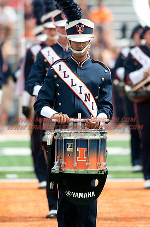 Youngstown State at Illinois, Saturday, August 30, 2014 - Marching Illini Photos