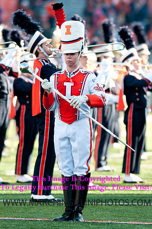 Northwestern Wildcats at Illinois Fighting Illini, Saturday, November 30, 2013 - Marching Illini Photos