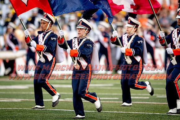 Toldeo at Illinois Fighting Illini, Saturday, Sept. 2, 2023- Marching Illini Photos