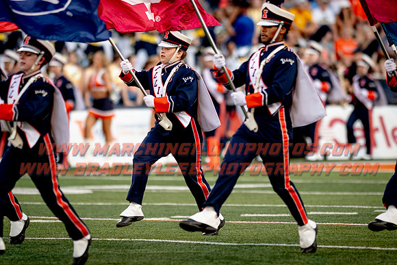 Toldeo at Illinois Fighting Illini, Saturday, Sept. 2, 2023- Marching Illini Photos