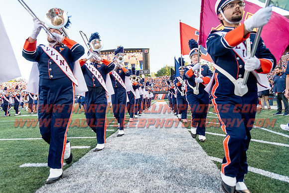 Toldeo at Illinois Fighting Illini, Saturday, Sept. 2, 2023- Marching Illini Photos