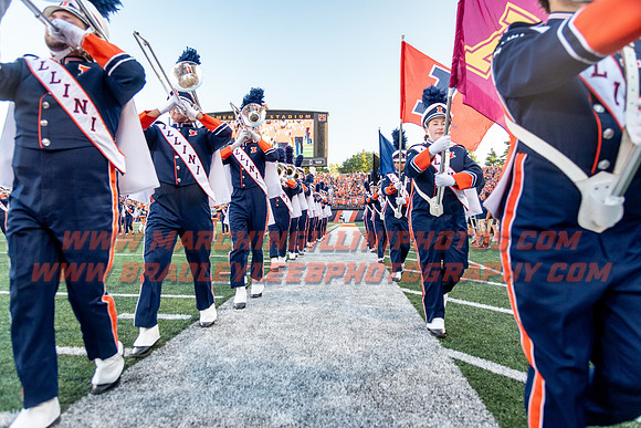 Toldeo at Illinois Fighting Illini, Saturday, Sept. 2, 2023- Marching Illini Photos