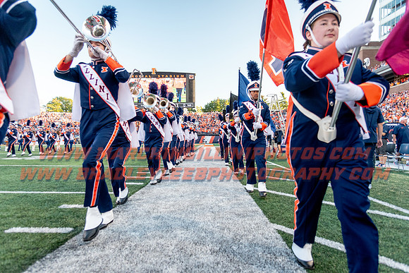 Toldeo at Illinois Fighting Illini, Saturday, Sept. 2, 2023- Marching Illini Photos