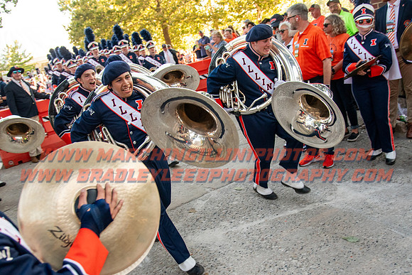 Toldeo at Illinois Fighting Illini, Saturday, Sept. 2, 2023- Marching Illini Photos