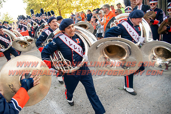 Toldeo at Illinois Fighting Illini, Saturday, Sept. 2, 2023- Marching Illini Photos