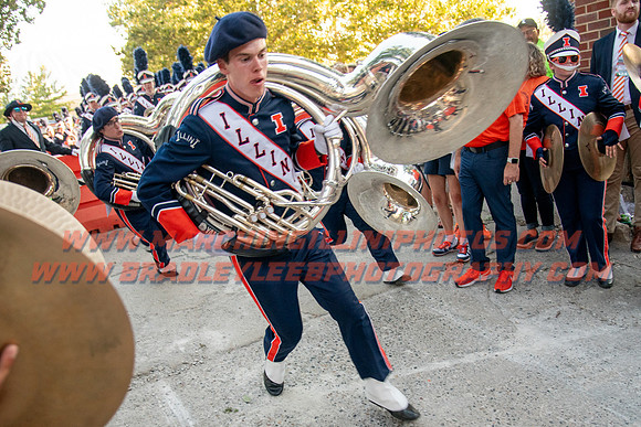 Toldeo at Illinois Fighting Illini, Saturday, Sept. 2, 2023- Marching Illini Photos