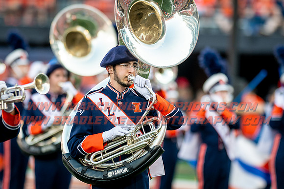 Toldeo at Illinois Fighting Illini, Saturday, Sept. 2, 2023- Marching Illini Photos