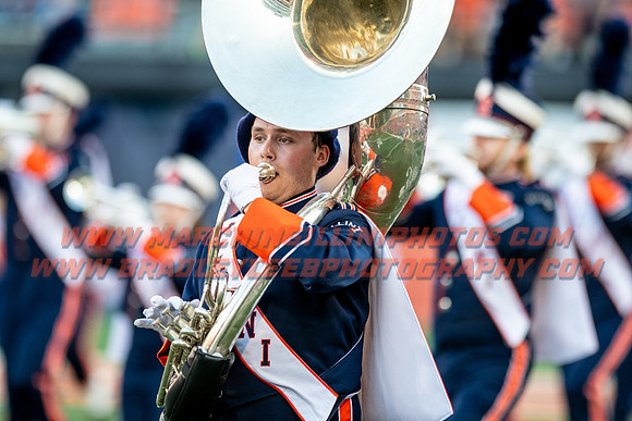 Toldeo at Illinois Fighting Illini, Saturday, Sept. 2, 2023- Marching Illini Photos
