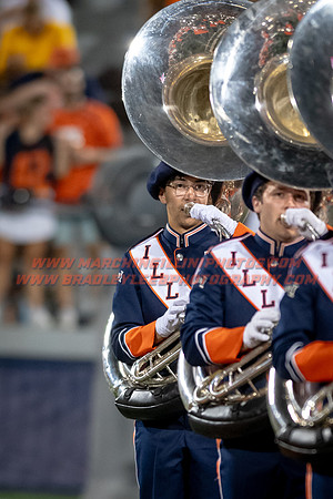 Toldeo at Illinois Fighting Illini, Saturday, Sept. 2, 2023- Marching Illini Photos