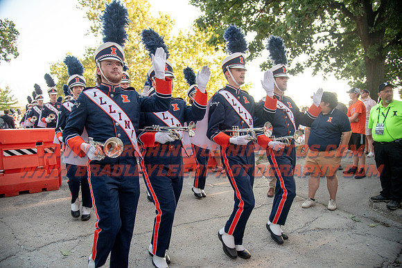 Toldeo at Illinois Fighting Illini, Saturday, Sept. 2, 2023- Marching Illini Photos