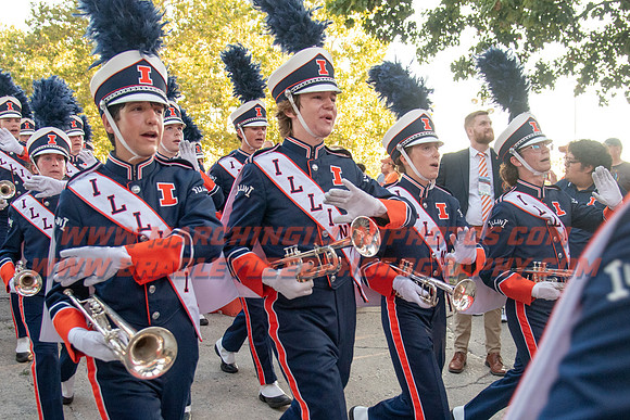 Toldeo at Illinois Fighting Illini, Saturday, Sept. 2, 2023- Marching Illini Photos