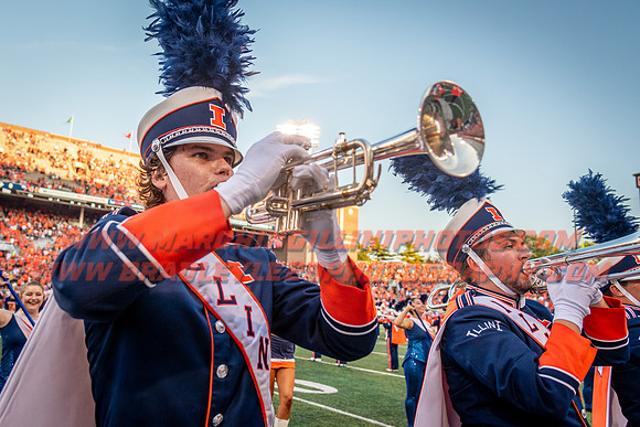 Toldeo at Illinois Fighting Illini, Saturday, Sept. 2, 2023- Marching Illini Photos