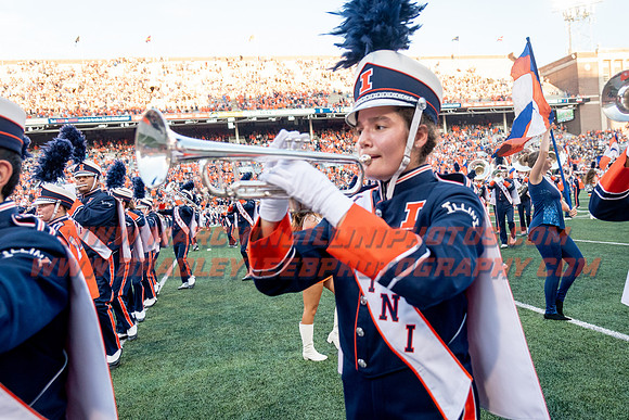 Toldeo at Illinois Fighting Illini, Saturday, Sept. 2, 2023- Marching Illini Photos