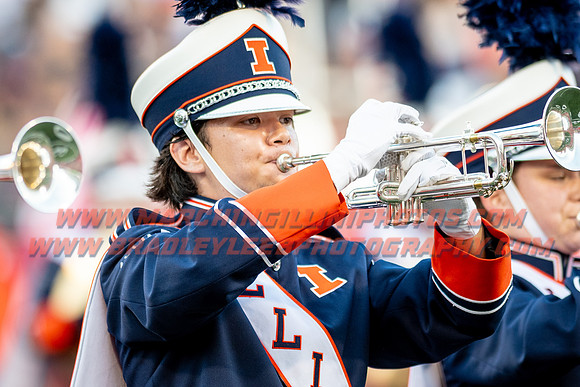 Toldeo at Illinois Fighting Illini, Saturday, Sept. 2, 2023- Marching Illini Photos