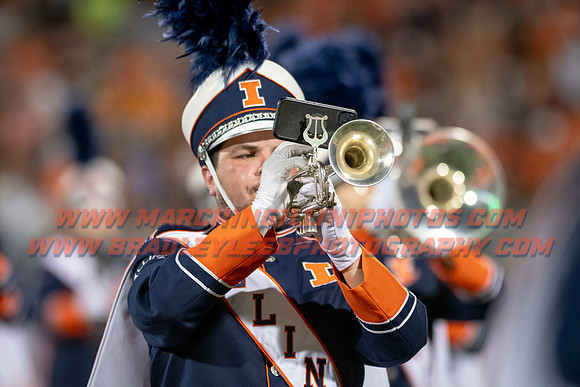Toldeo at Illinois Fighting Illini, Saturday, Sept. 2, 2023- Marching Illini Photos
