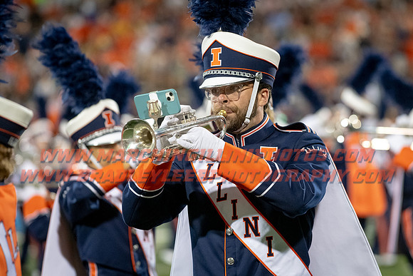 Toldeo at Illinois Fighting Illini, Saturday, Sept. 2, 2023- Marching Illini Photos