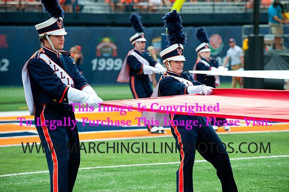 Texas State at Illinois, Saturday, September 20, 2014 - Marching Illini Photos