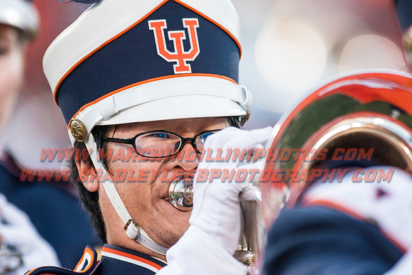 North Carolina at Illinois Fighting Illini, Saturday, September 10, 2016 - Marching Illini Photos